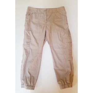 Ann Taylor LOFT cargo capri pants